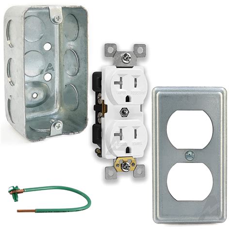 electrical box cover 20a receptacle 1 2 volt|2x4 electrical outlet box.